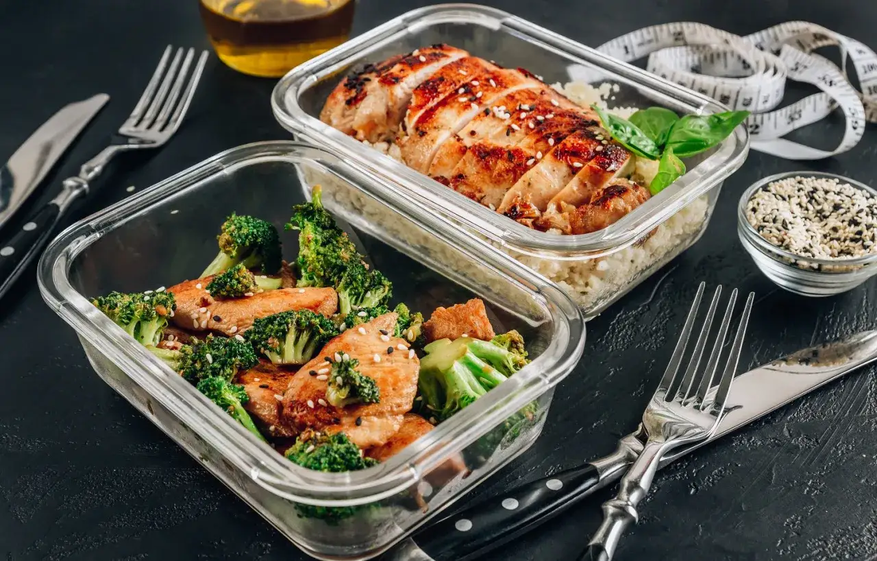 Osoba pakująca lunchbox do pracy
